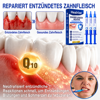 🦷💊Healrize® GumRevive Gel zur Regeneration des Zahnhalteapparats (bei Zahnfleischbluten, Zahnfleischrückgang und lockeren Zähnen)💊