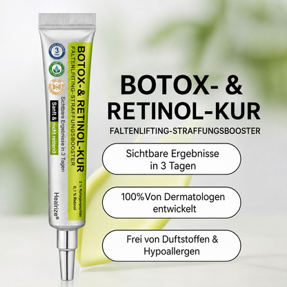 Hergestellt und versandt aus den DE 👉 💝 Healrize® Botox & Vita-A Retinol Shot – Straffende Creme gegen Falten (Wrinkle-Lift) – Aktion am letzten Tag: 60 % Rabatt 💝