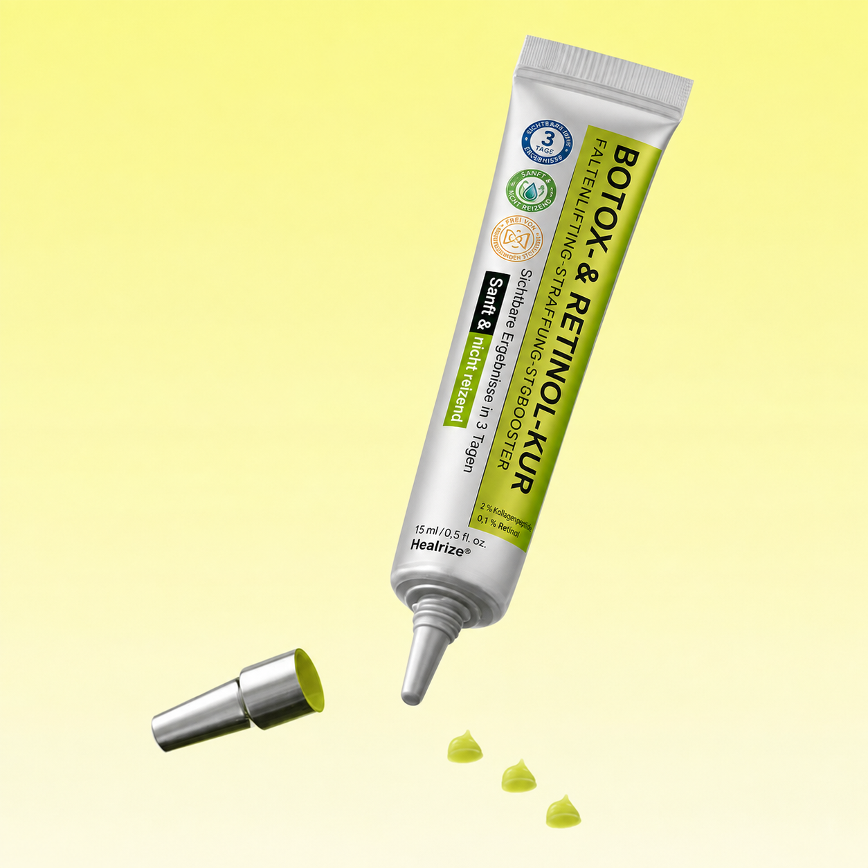 Hergestellt und versandt aus den DE 👉 💝 Healrize® Botox & Vita-A Retinol Shot – Straffende Creme gegen Falten (Wrinkle-Lift) – Aktion am letzten Tag: 60 % Rabatt 💝