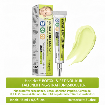 Hergestellt und versandt aus den DE 👉 💝 Healrize® Botox & Vita-A Retinol Shot – Straffende Creme gegen Falten (Wrinkle-Lift) – Aktion am letzten Tag: 60 % Rabatt 💝