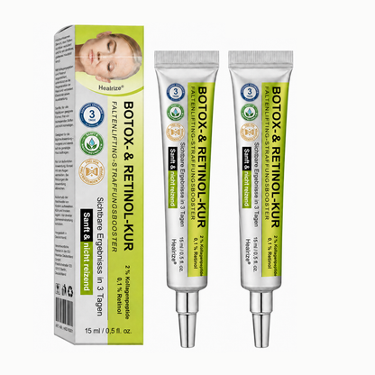 Hergestellt und versandt aus den DE 👉 💝 Healrize® Botox & Vita-A Retinol Shot – Straffende Creme gegen Falten (Wrinkle-Lift) – Aktion am letzten Tag: 60 % Rabatt 💝