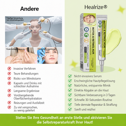 Hergestellt und versandt aus den DE 👉 💝 Healrize® Botox & Vita-A Retinol Shot – Straffende Creme gegen Falten (Wrinkle-Lift) – Aktion am letzten Tag: 60 % Rabatt 💝