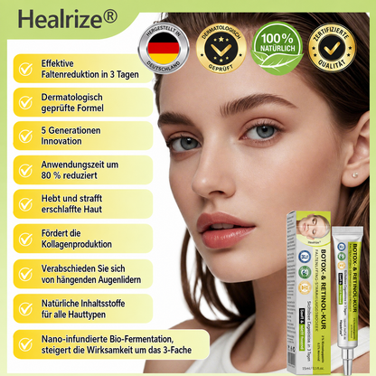 Hergestellt und versandt aus den DE 👉 💝 Healrize® Botox & Vita-A Retinol Shot – Straffende Creme gegen Falten (Wrinkle-Lift) – Aktion am letzten Tag: 60 % Rabatt 💝
