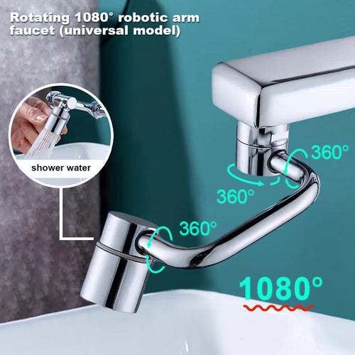 Last Day Promotion 49% OFF🔥1080° All-adjustable Faucet Extender--⭐1080° Rotatable & Adjustable