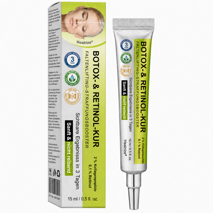 Hergestellt und versandt aus den DE 👉 💝 Healrize® Botox & Vita-A Retinol Shot – Straffende Creme gegen Falten (Wrinkle-Lift) – Aktion am letzten Tag: 60 % Rabatt 💝